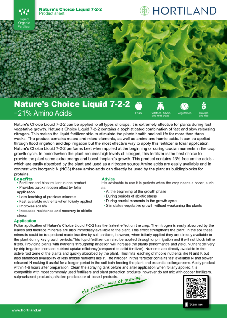 Natures Choice 7-2-2